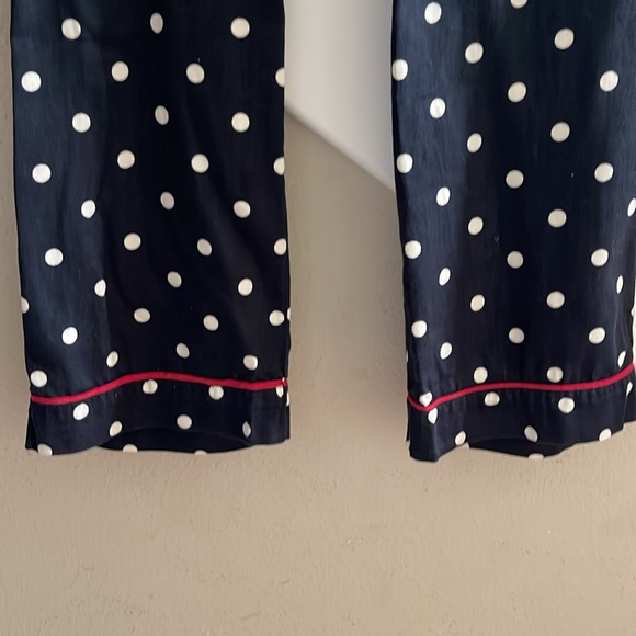 PJ Salvage Sz M Black Polka Dot 100% Cotton PJ Pants ONLY - Picture 5 of 15
